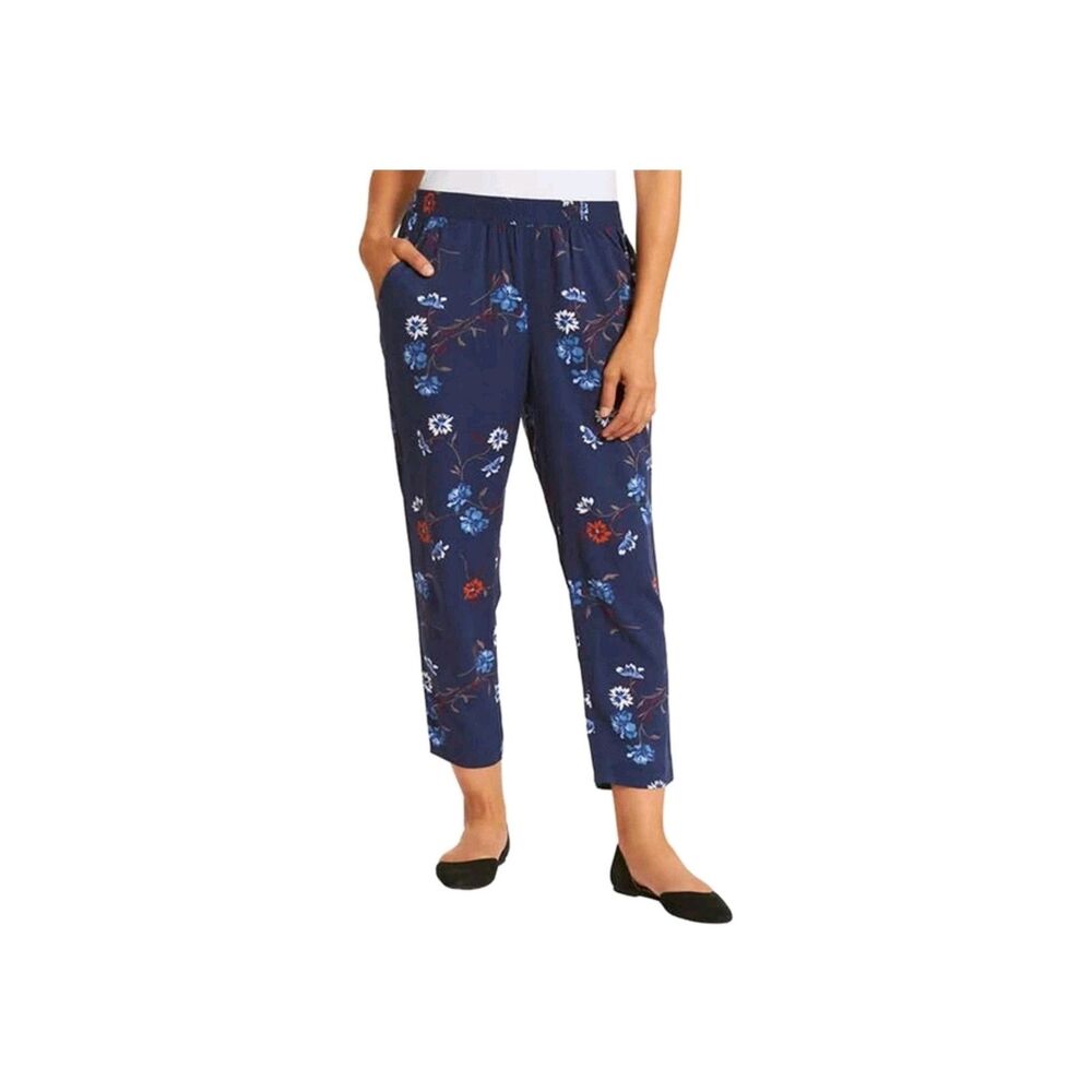 Jessica Simpson Ladies' Soft Printed Pant color mood indigo size Small NWT